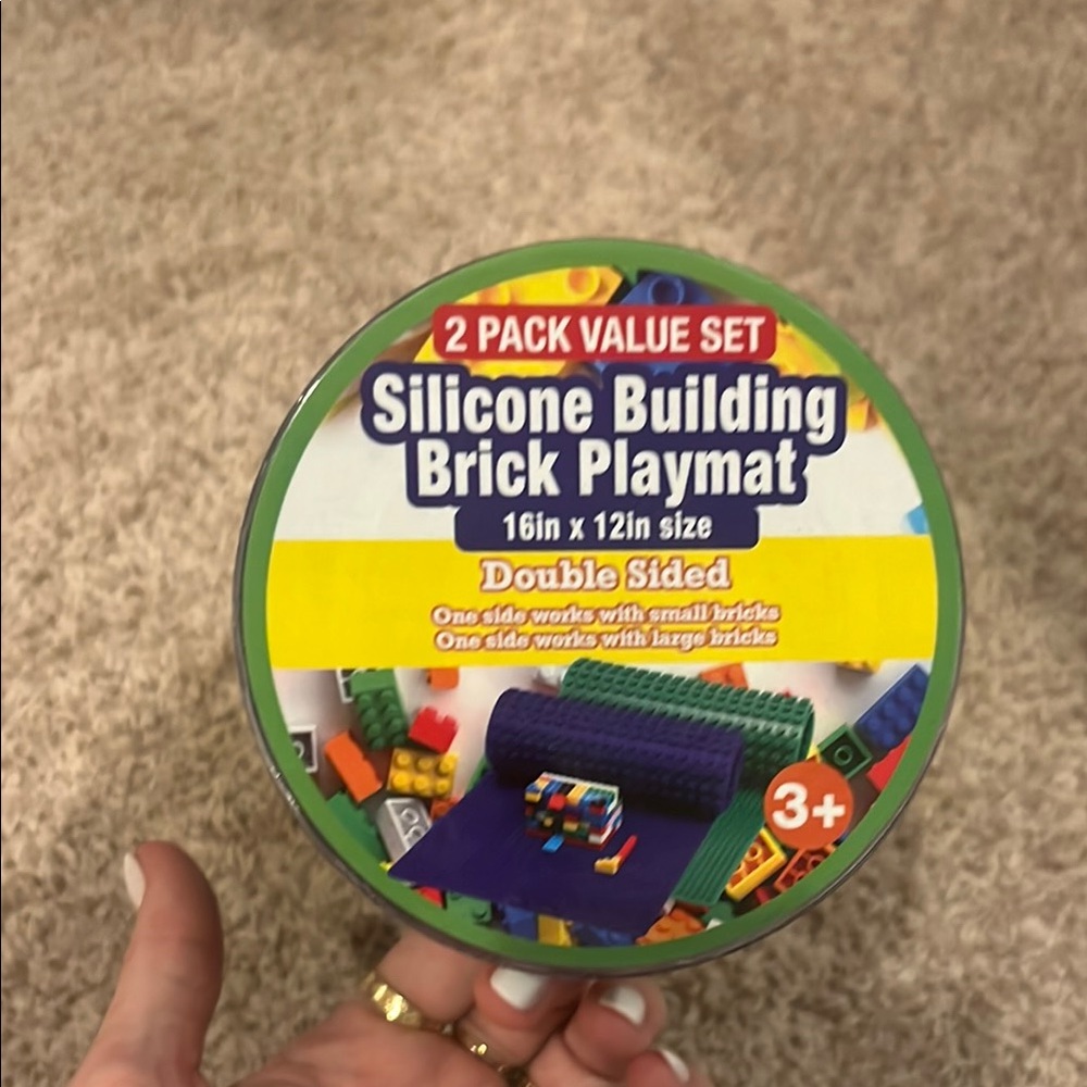 Green and Blue Building Blocks Set for Creative Play